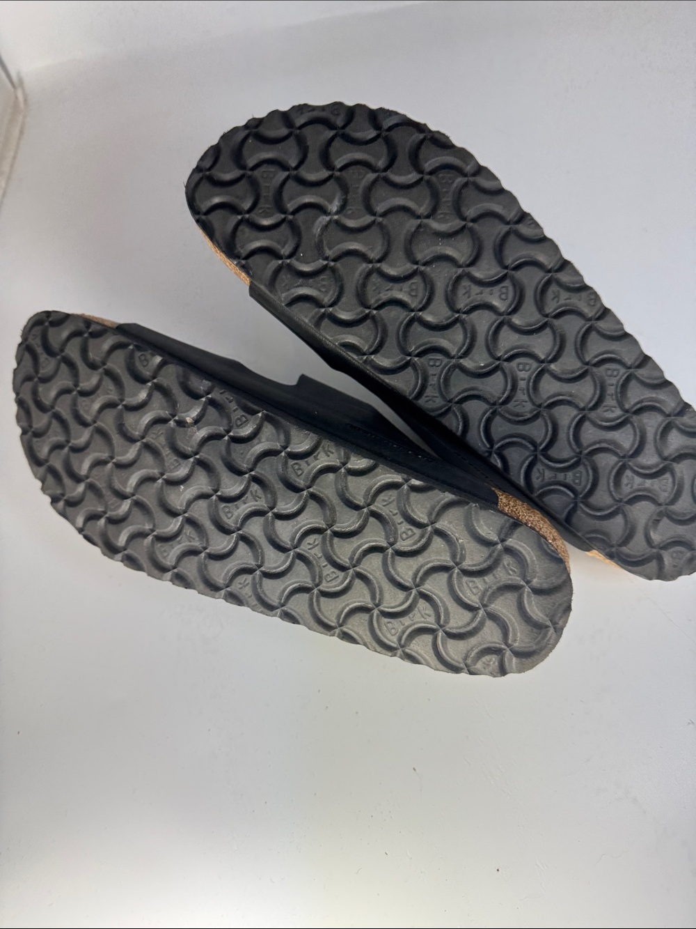 Birkenstock Double-Buckle Black Slide Sandals with Suede Footbed - Picture 3 of 5